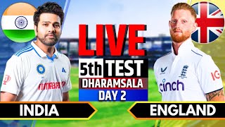 India vs England 5th Test  India vs England Live  IND vs ENG Live Score amp Commentary Session 3 [upl. by Secnarfyram436]