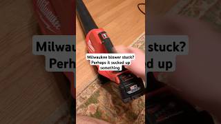 How to fix a Milwaukee leaf blower that wont turn [upl. by Llenrahs]