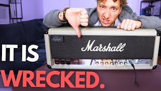 I Destroyed A Vintage Marshall Amp epic fail [upl. by Hump]