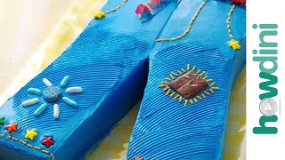 Birthday Cake Ideas How to Make a Blue Jeans Birthday Cake [upl. by Shep704]