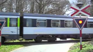 Random railroad crossing in Denmark [upl. by Lindsley576]