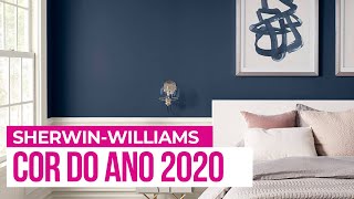 Como usar e combinar a cor do ano 2020 da SherwinWilliams NAVAL  SIMPLICHIQUE [upl. by Nolubez]