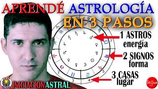 APRENDE ASTROLOGÍA EN 3 PASOS INICIACION ASTRAL [upl. by Ingles346]