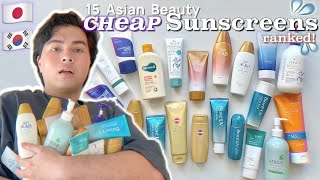 I tested EVERY AFFORDABLE KoreanJapanese SUNSCREEN so you dont have to [upl. by Ioab735]