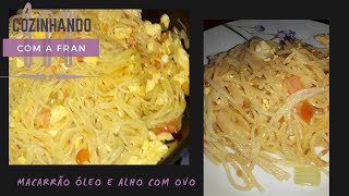 O MELHOR MACARRÃO ALHO E ÓLEO COM OVO QUE JÁ COMI shorts [upl. by Naamana804]