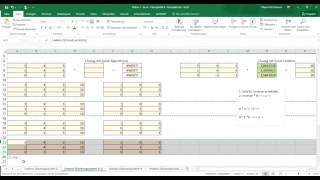 Mathe mit Excel  Lineares Gleichungssystem lösen  Tutorial [upl. by Brina]