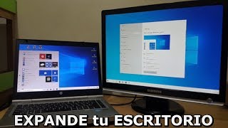 CONECTAR PANTALLA EXTRA A TU LAPTOP O PC 🖥️ SUPER FÁCIL  WINDOWS 10 [upl. by Gittel]