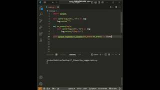 Building a Simple Keylogger in Python 🖥️💡 pythontutorial coding [upl. by Oitaroh]