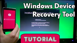 Windows Device Recovery Tool  Ripristinare Windows Phone 81 [upl. by Elle]