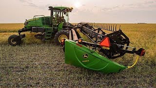 W170 Windrower  John Deere [upl. by Waldon417]