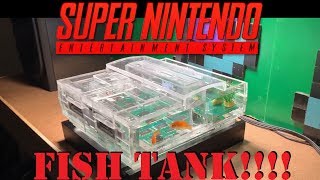 SUPER NINTENDO FISH TANK UNREAL IT WORKS [upl. by Lashond922]