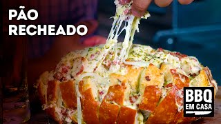 Pão italiano recheado O melhor aperitivo do mundo [upl. by Sunderland]