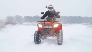 Видео обзор квадроцикла Loncin ATV LX200 [upl. by Solitta]