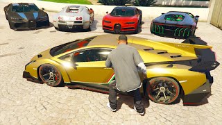 GTA 5 Stealing Super Cars with Franklin 7 GTA 5 Expensive Cars [upl. by Egdamlat642]