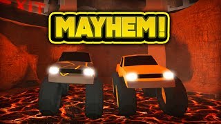 MONSTER TRUCK MAYHEM ROBLOX Jailbreak [upl. by Uund731]