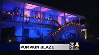 CBS 2 News at The Great Jack O Lantern Blaze [upl. by Norford]