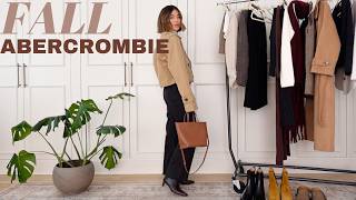 ABERCROMBIE FALL TRY ON HAUL  Best new arrivals and how to style them for fall [upl. by Livvy]