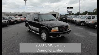 2000 GMC Jimmy Diamond Edition 4X4Walk Around ReviewIn Depth Review [upl. by Einneg]