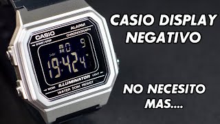 Casio Display Negativo  Un Reloj Para NO Ver la Hora [upl. by Nivled]