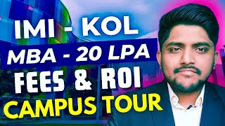 IMI Kolkata College Review  Placements  Fees  ROI  Campus tour [upl. by Kcirttap528]