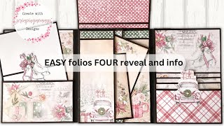 Easy folios FOUR reveal and info [upl. by Ellerred]