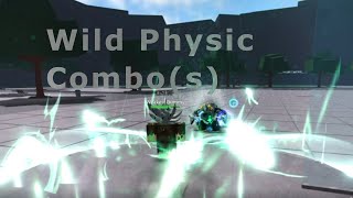 Wild Physic combo in the Strongest battlegrounds [upl. by Alyakim197]