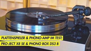 ProJect X8 SE Plattenspieler amp Phono Box DS3 B im Test  Klingt symmetrisch True Balanced besser [upl. by Ylac77]