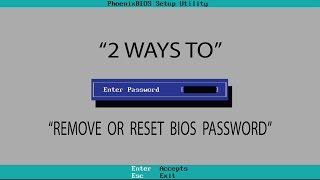 How to remove or reset bios password 100 working [upl. by Aloibaf569]