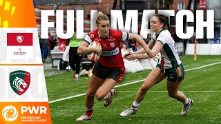 Gloucester Hartpury vs Leicester Tigers  Premiership Womens Rugby [upl. by Arakawa909]