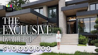 Touring a 10000000 Modern West Vancouver House [upl. by Yerocal]