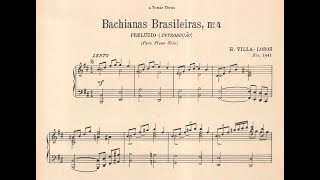 VillaLobos  Bachianas brasileiras No4 completa Nelson Freire piano [upl. by Hekking]