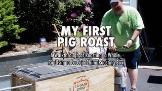 Roasting a Pig Cuban Style with a La Caja China [upl. by Asli]