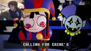 TWO CLOWNS BATTLING  Pomni vs Jevil  RAP BATTLE [upl. by Adnamal]