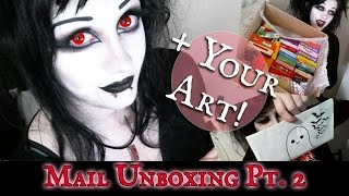 MAIL UNBOXING 2  FAN ART  Black Friday [upl. by Goren]