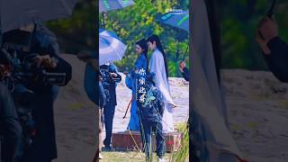 20241023 Chen Zheyuan x Li Qin x Fated Hearts Reuters Filming Day 102 🎬陈泽元 chinesedrama [upl. by Bullivant]