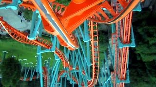 Condor front seat onride HD POV Walibi Holland [upl. by Strong]