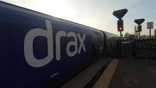 66749 on Drax duties at Wakefield kirkgate 131124 [upl. by Aylmer]