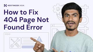 How to Fix 404 Page Not Found Error  Hostinger India [upl. by Kellyann128]