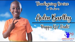 Aiden Bartley quotPappa DKentequot Funeral Service [upl. by Nedyrb]