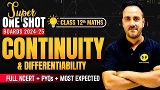 Continuity amp Differentiability One Shot 202425 Full NCERT with PYQs  Class 12th Maths Ushank Sir [upl. by Nnewg251]