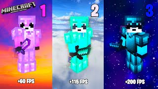 Top 3 mejores texture packs para skywars pvp  Minecraft PE  todas las gamas FPS BOOST  StOOnJrYT [upl. by Salvadore]