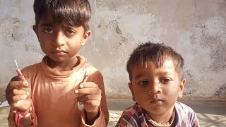 શક્તિ ભાઈ અને રાજવીર  Shakti Raj vlogs  Diwali na fatakada unboxing [upl. by Annawyt]