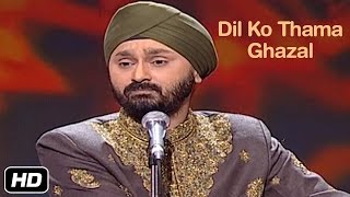 Dil Ko Thama Unka Daman Tham Ke  Ghazal  Jaswinder Singh  Idea Jalsa  Art and Artistes [upl. by Ailecec]