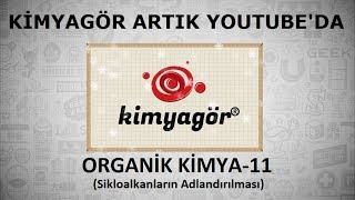 ORGANİK KİMYA 11Sikloalkanların Adlandırılması [upl. by Akimyt295]