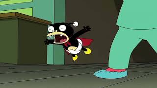 Futurama  Nibbler being thrown kicked knocked flying etc [upl. by Baoj]