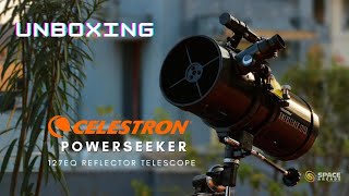 CELESTRON POWERSEEKER 127 EQ  UNBOXING  SPACE [upl. by Uyr762]