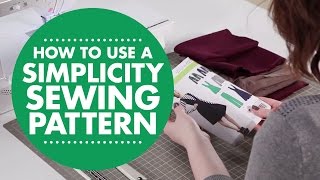 How to use a Simplicity Sewing Pattern [upl. by Orfurd]