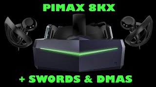 PIMAX 8KX plus Sword Controllers amp DMAS Earphones UNBOXING  Thank You PIMAX [upl. by Iloj]