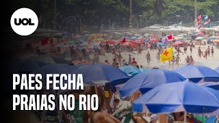 Rio de Janeiro fecha praias e áreas de lazer no fim de semana para conter covid19 [upl. by Lemmor]