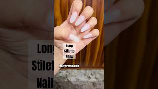 Long♥️ Stiletto⚡️Nail💋 Extensions✨Fake Nails Easy Application LongStay Beautiful Trendy [upl. by Ynohtnael]